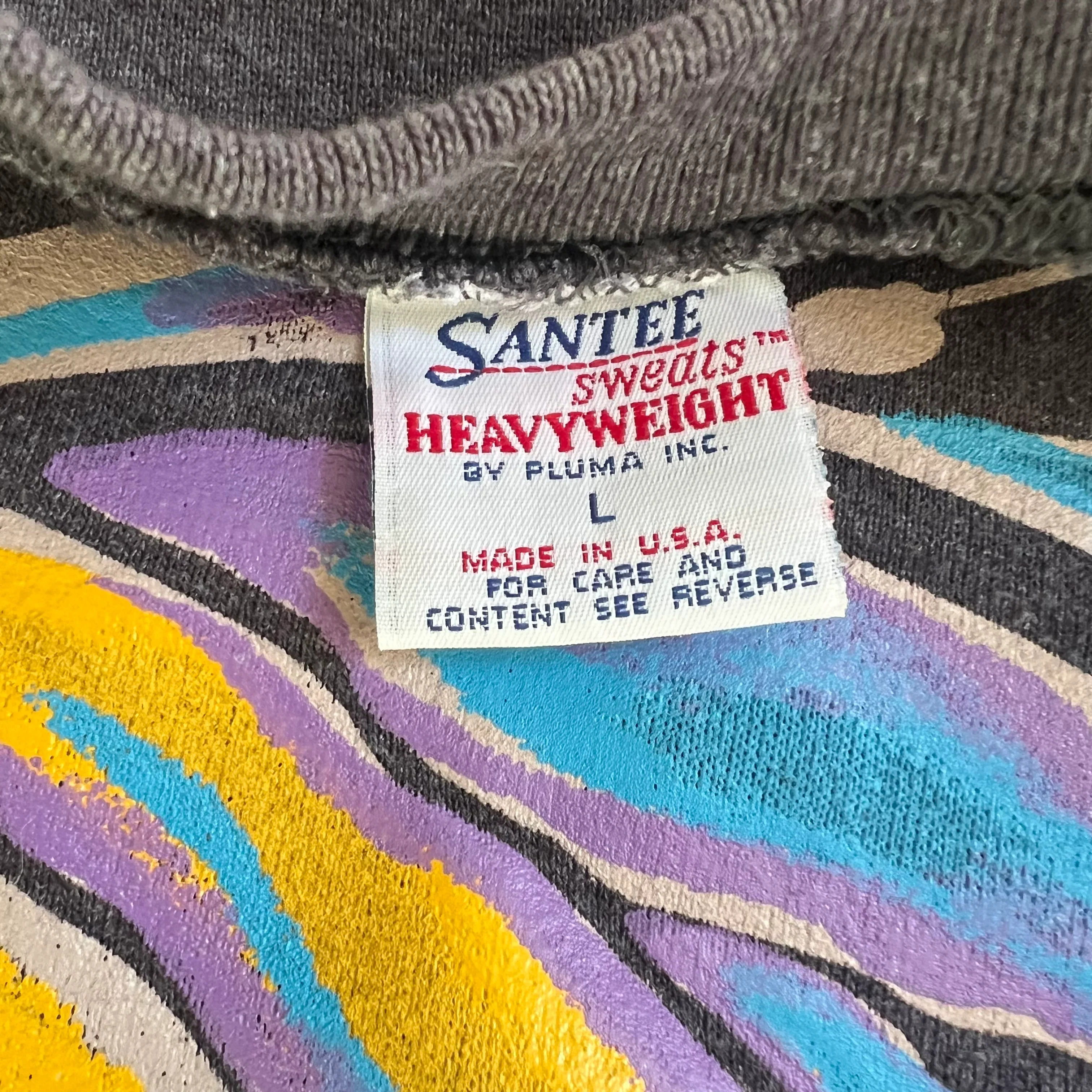 1990's Big Sur, California Ventana Vintage Souvenir Sweatshirt - Image 4