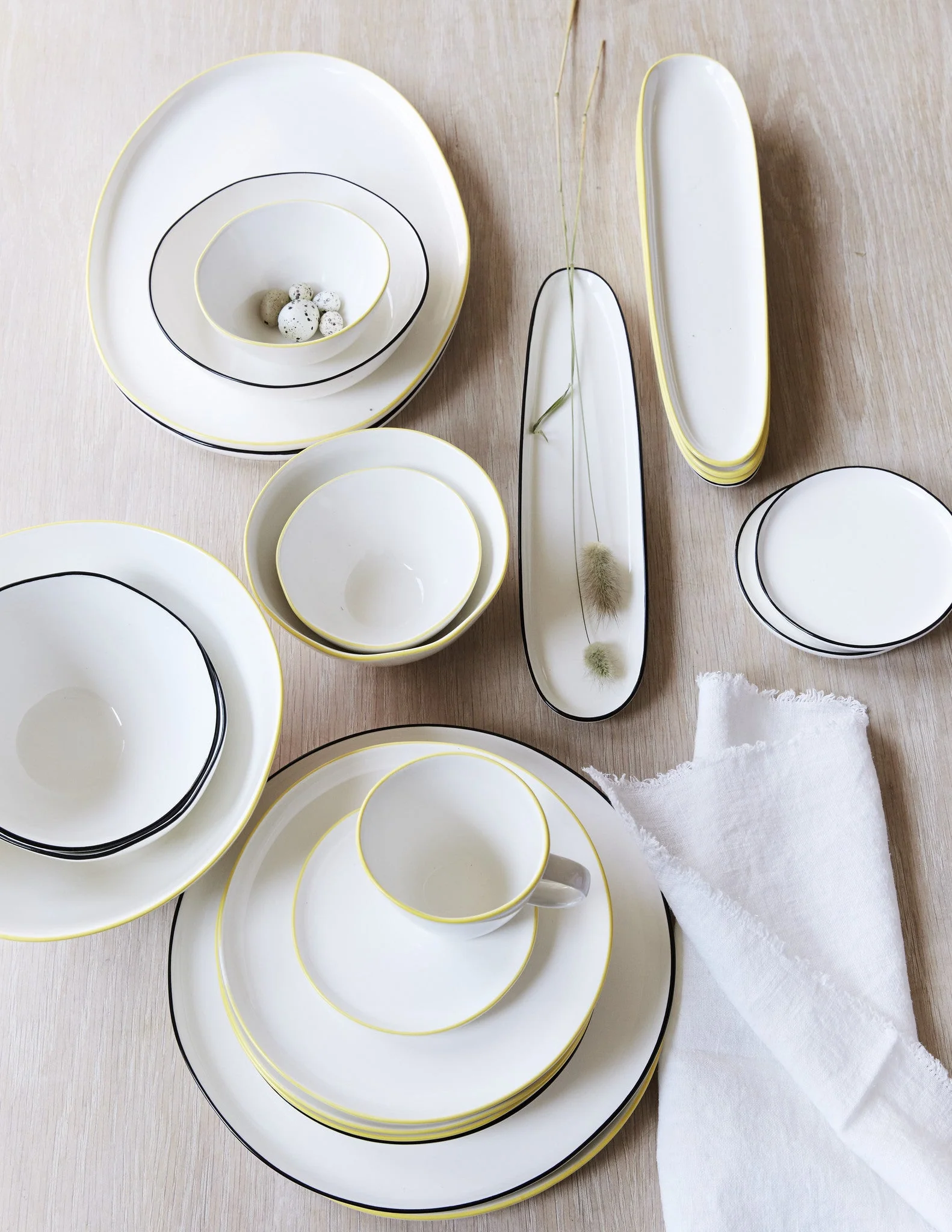 Abbesses Mug Black Rim - Set of 4 - Image 6