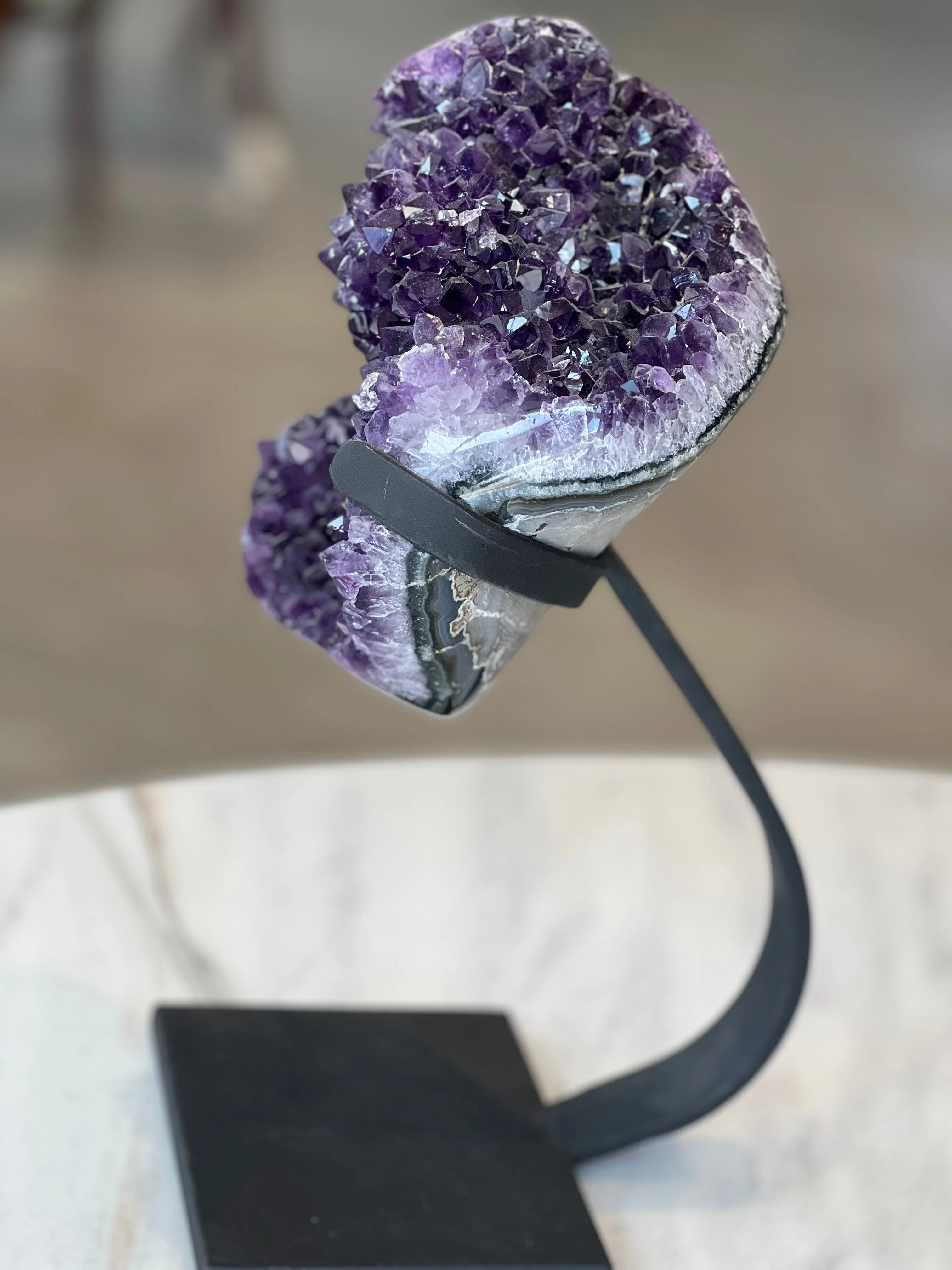 Amethyst on Stand 15.5" x 7.5" - Image 6