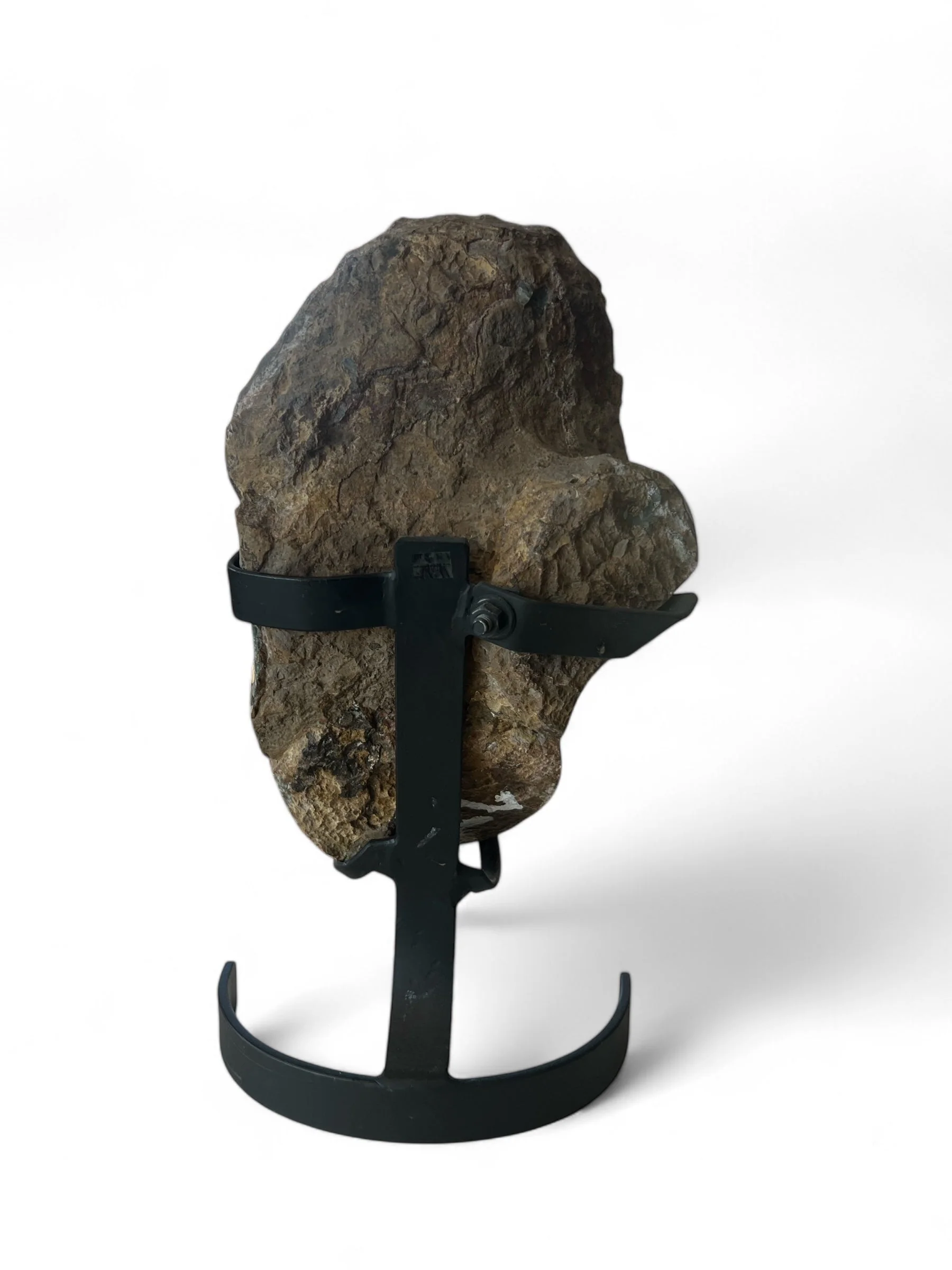 Amethyst with Stalactite Eyes on Stand - Image 6