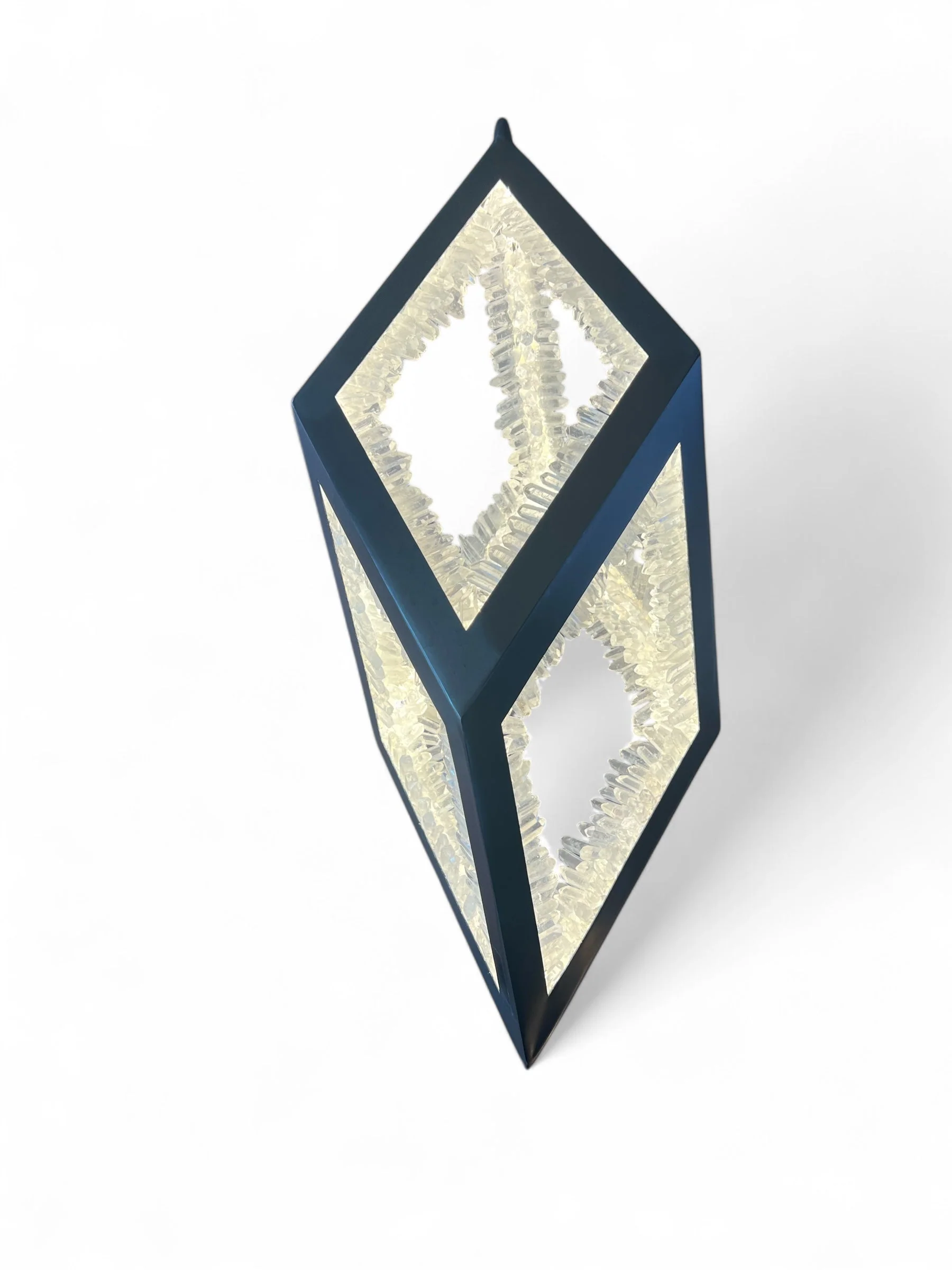 Artisan Clear Quartz Pendant Lamp - Image 3