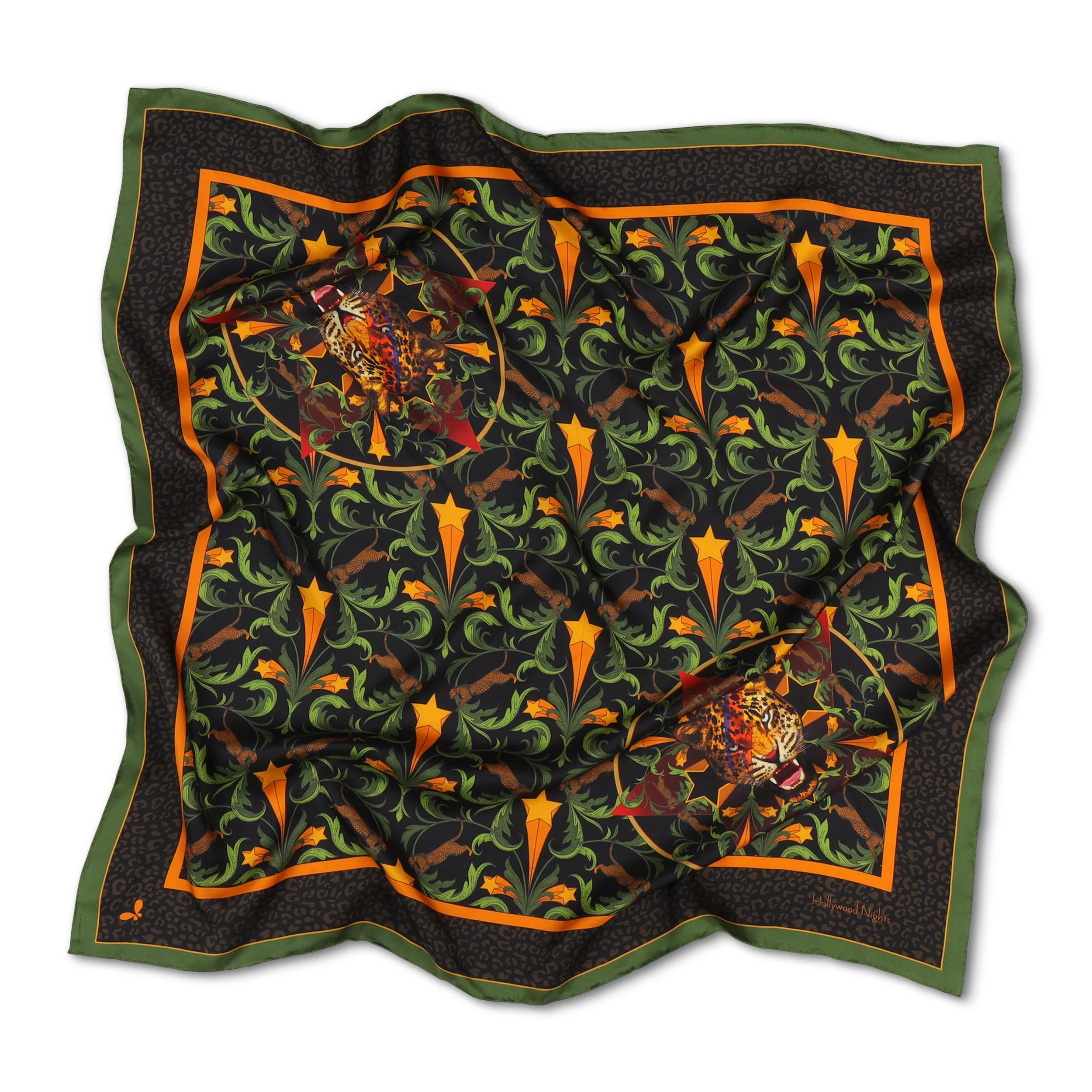 Henelle Large Silk Scarf - Image 10