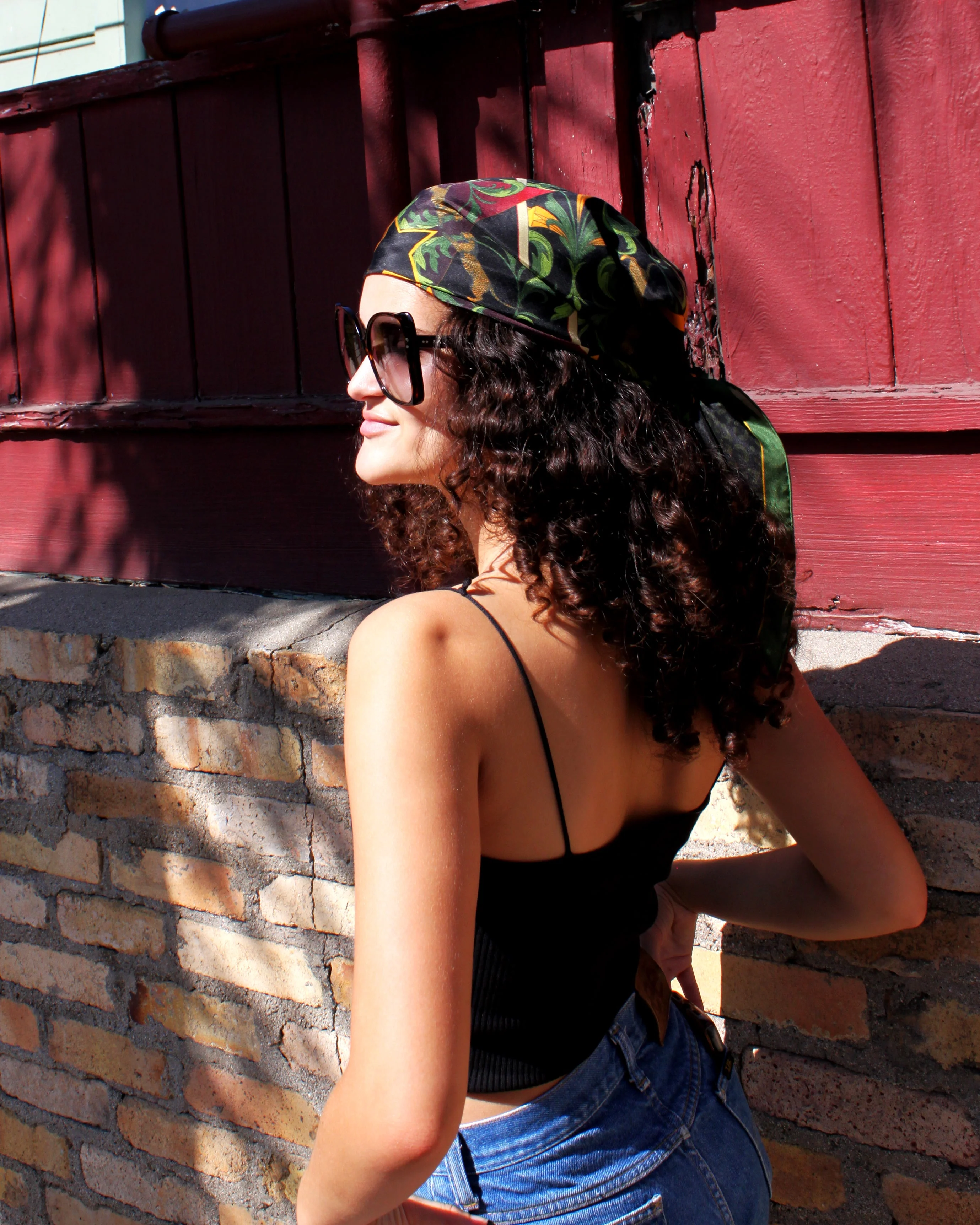 Henelle Large Silk Scarf - Image 11