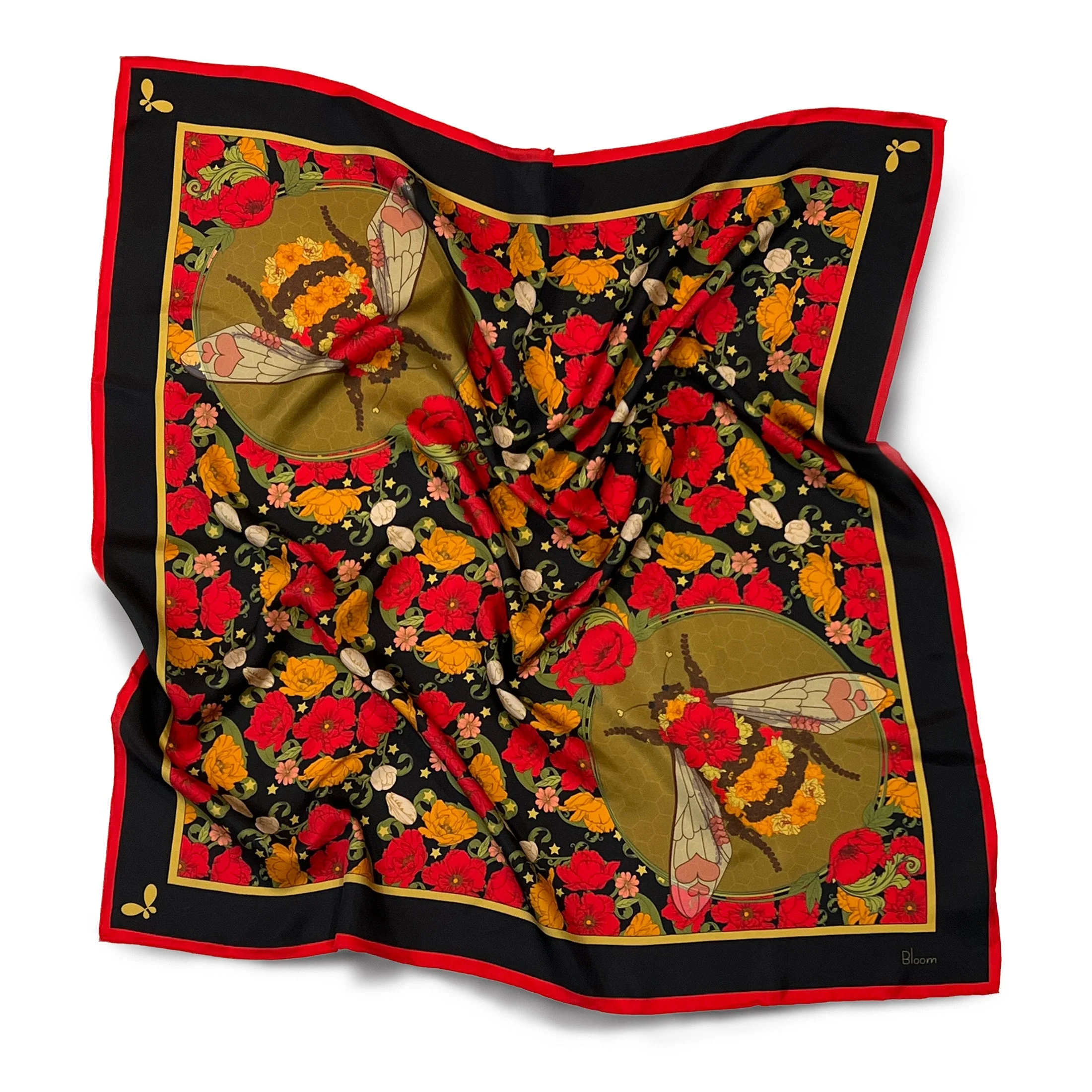 Henelle Large Silk Scarf - Image 14