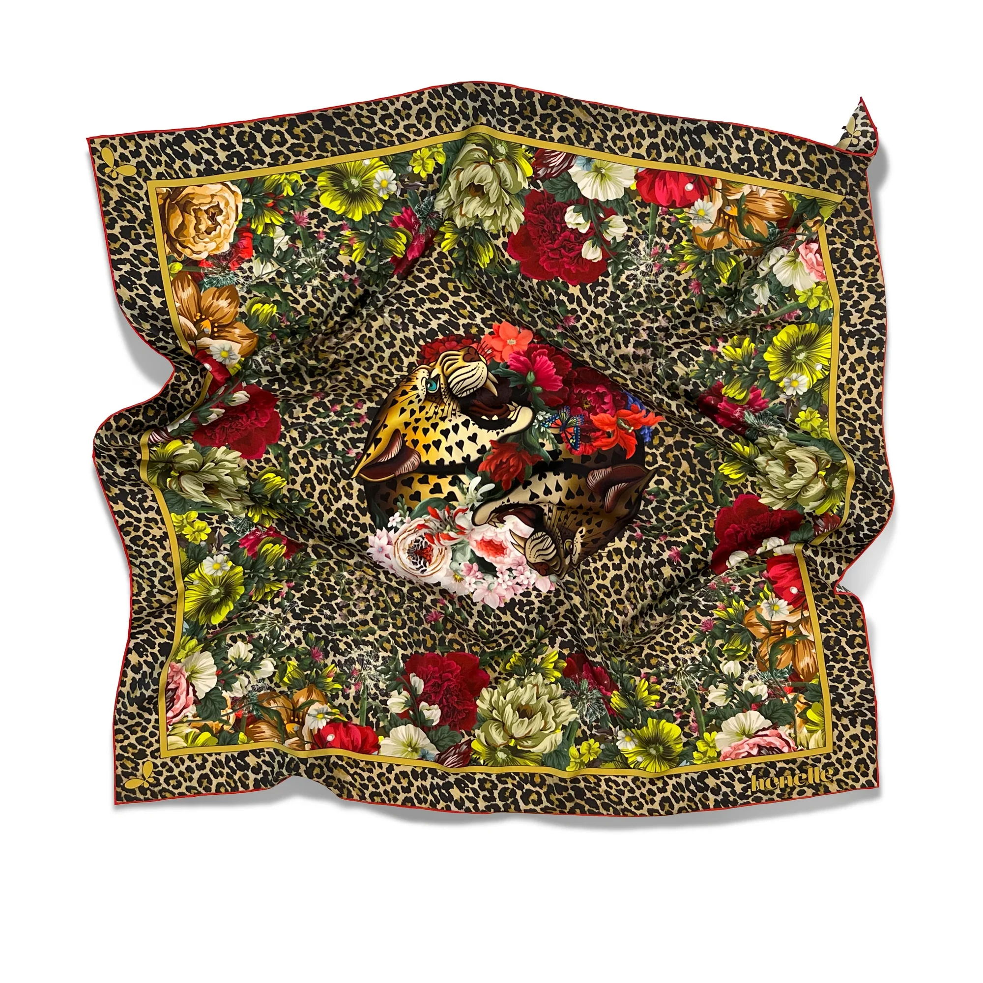 Henelle Large Silk Scarf - Image 23