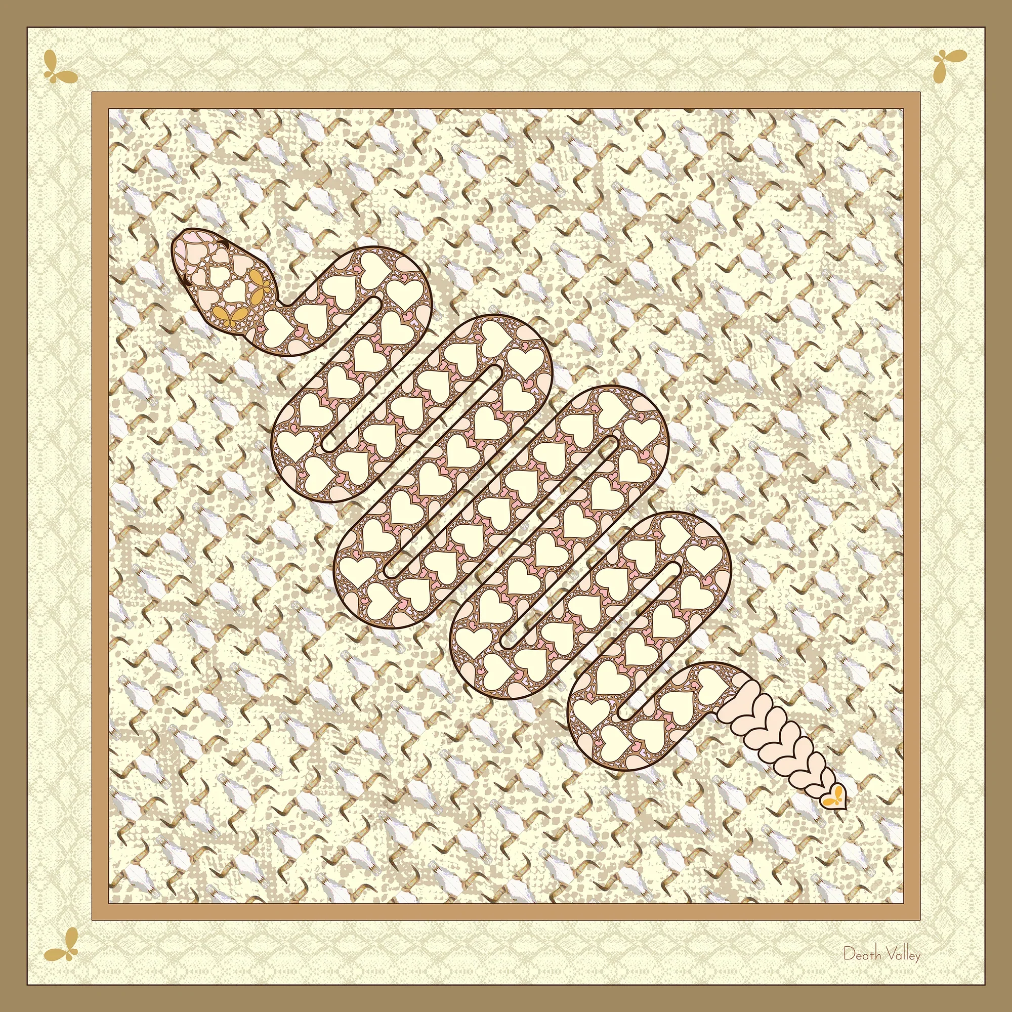 Henelle Large Silk Scarf - Image 28