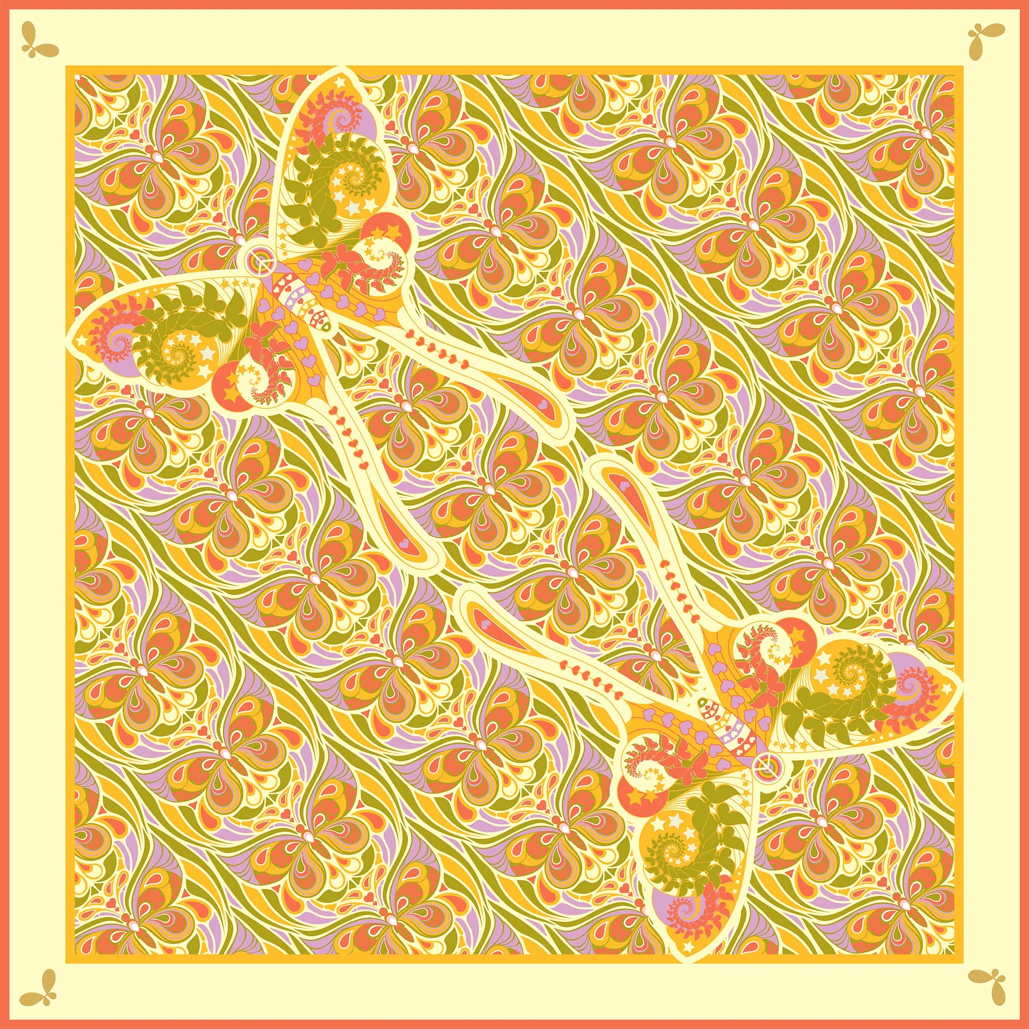 Henelle Large Silk Scarf - Image 5