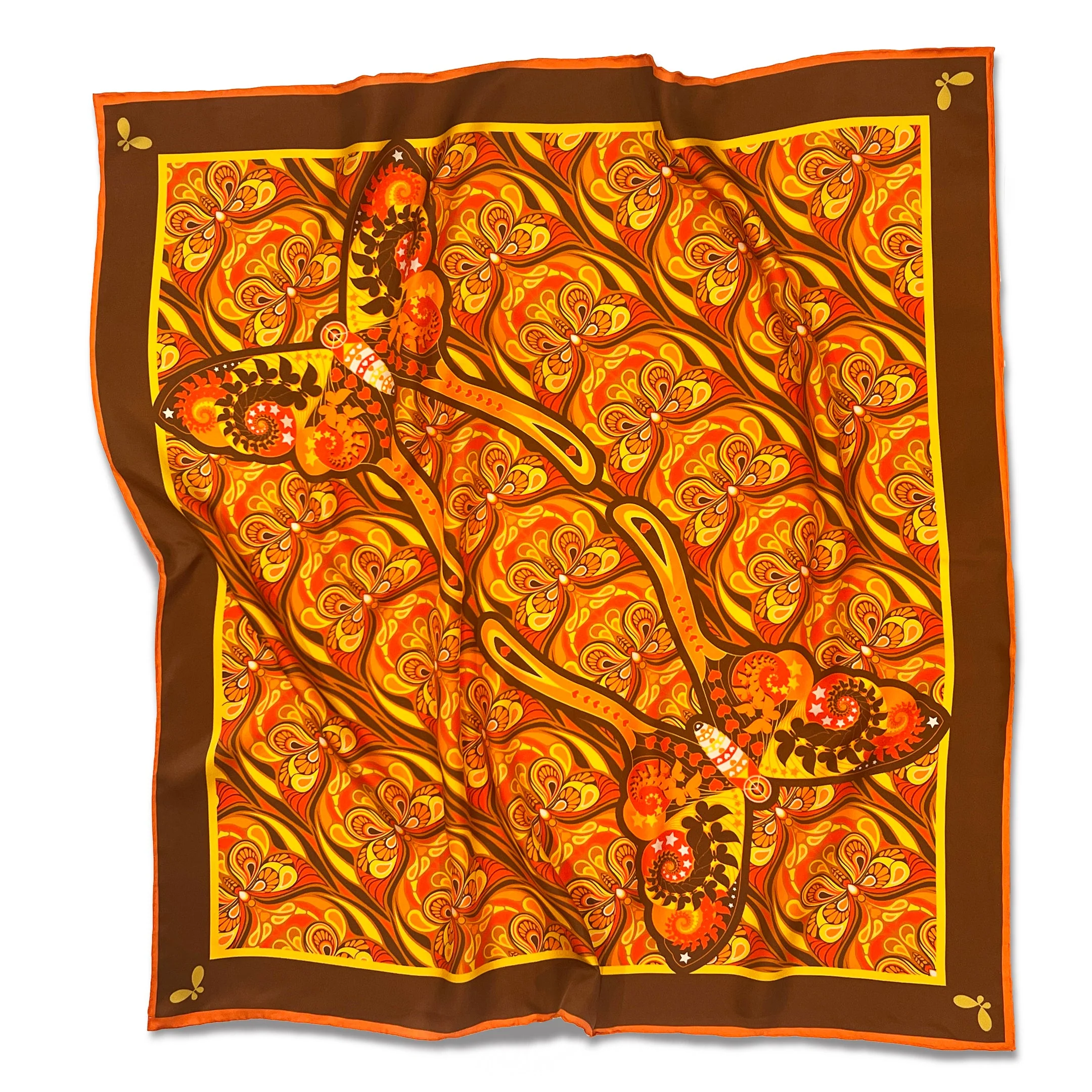 Henelle Large Silk Scarf - Image 6