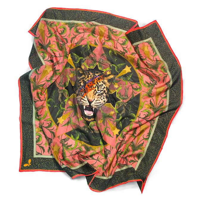 Henelle Large Silk Scarf - Image 8