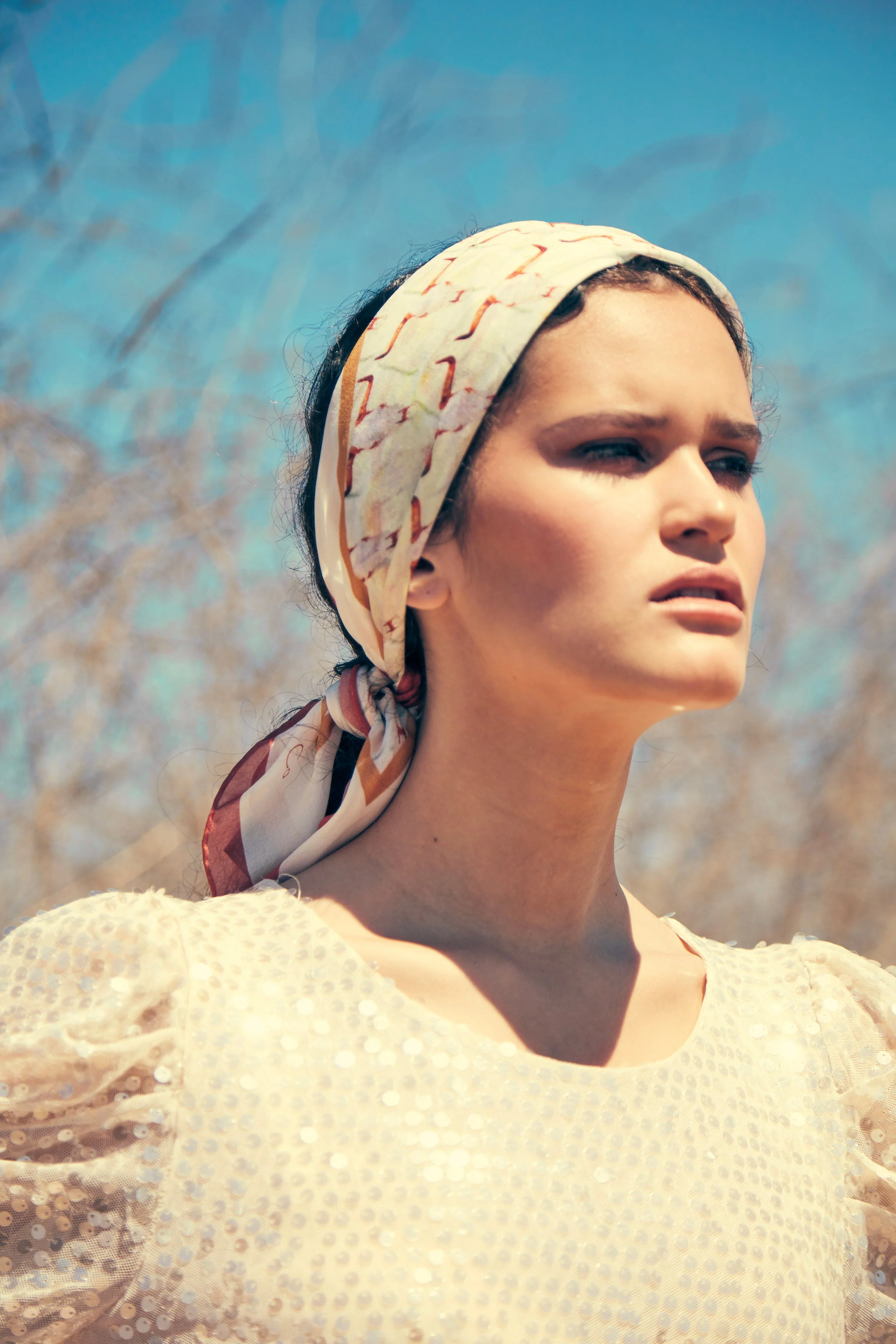 Henelle Silk Bandana - Image 3