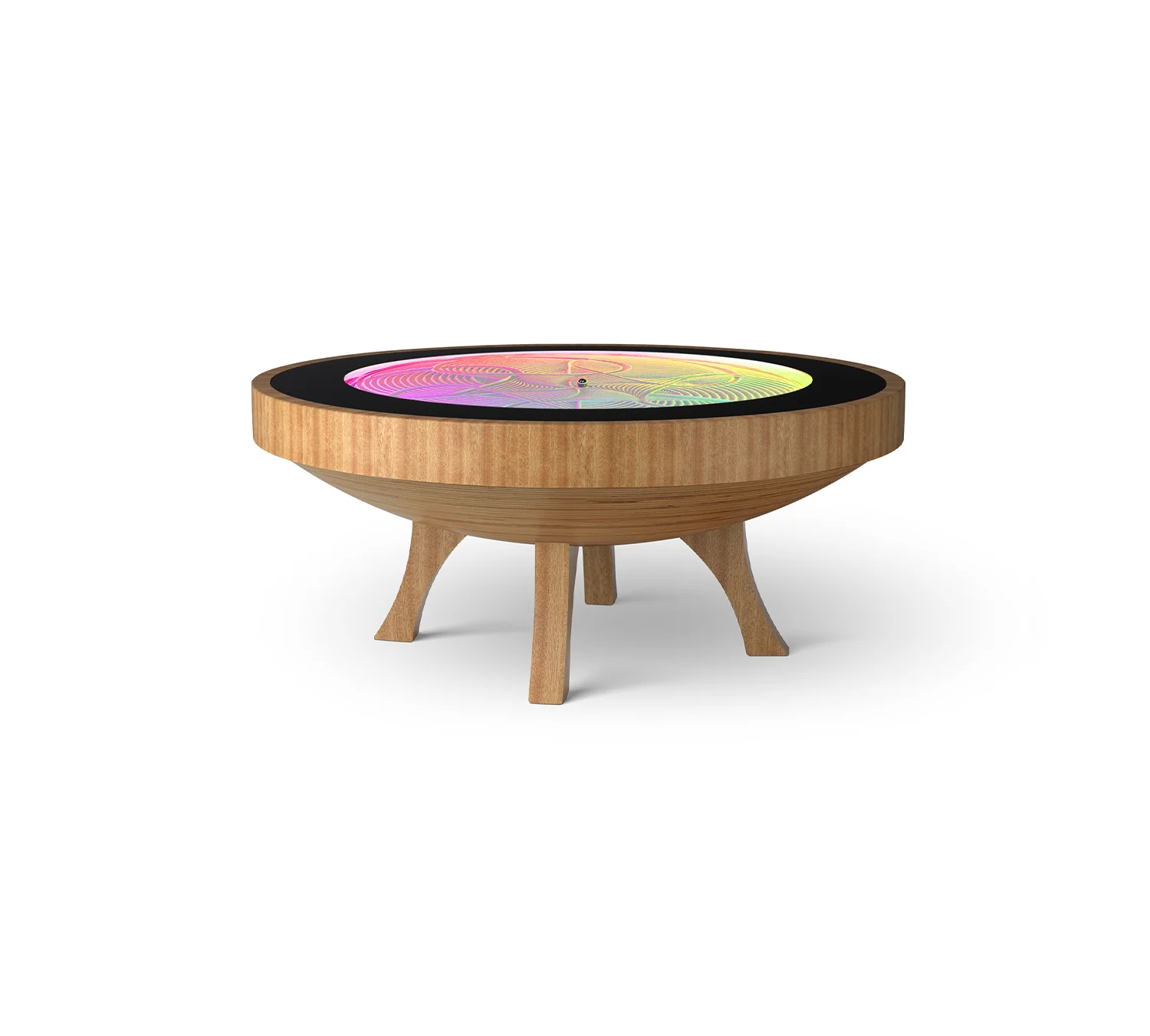 Sisyphus Medium Hardwood Coffee Table - Image 3