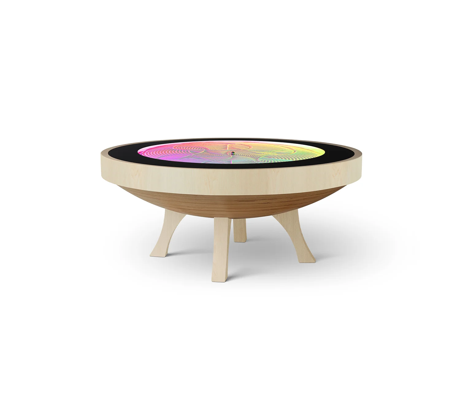 Sisyphus Medium Hardwood Coffee Table - Image 4
